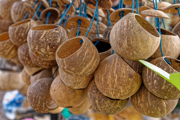 istock Coconut fruits handcraft 1213881760