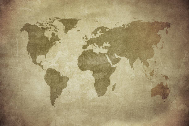 istock vintage map of the world 1213882753