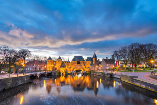istock Amersfoort, Netherlands at the Koppelpoort at dawn. 1213883484