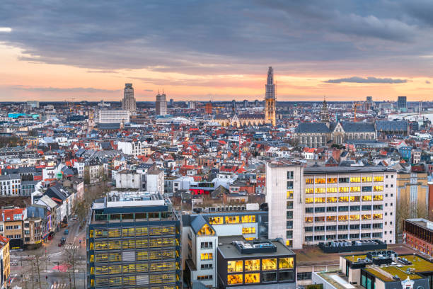 istock Antwerp, Belgium Cityscape 1213883740