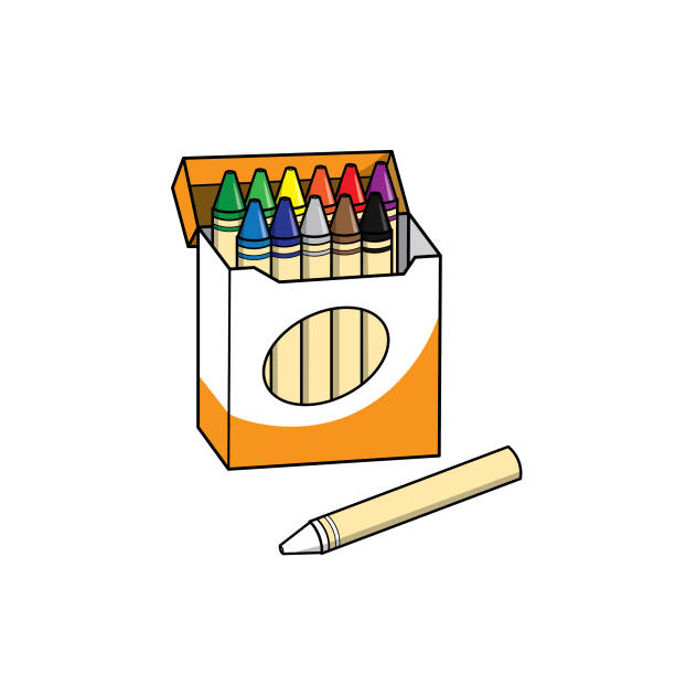 Vector Illustration Of Crayon Isolated On White Background Stock Illustration - Download Image Now - iStock Vector Illustration Of Crayon Isolated On White Background Stock Illustration - Download Image Now - iStock