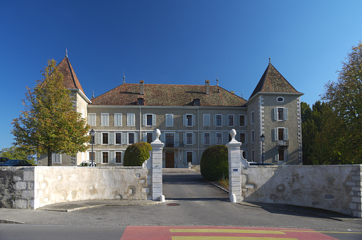 Castle of Dardagny village, Geneva canton, Switzerland