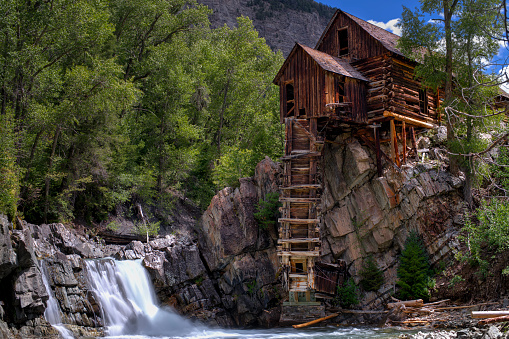 Crystal Mill, was called the Sheep Mountain Power House, Carbondale, Colorado, USA