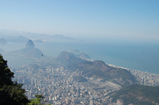 리우데자네이루, 브라질의 풍경 전망 - niteroi corcovado rio de janeiro tropical climate 뉴스 사진 이미지