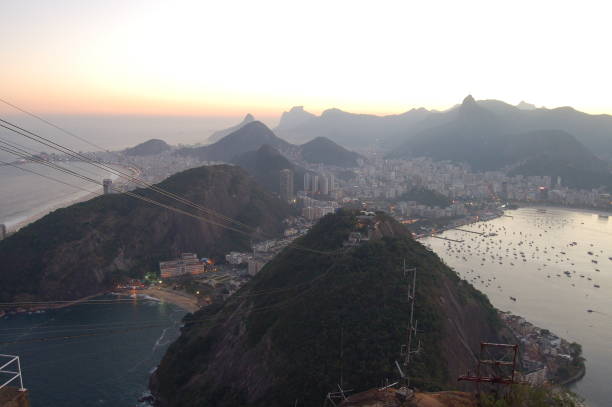 리우데자네이루, 브라질의 풍경 전망 - niteroi corcovado rio de janeiro tropical climate 뉴스 사진 이미지