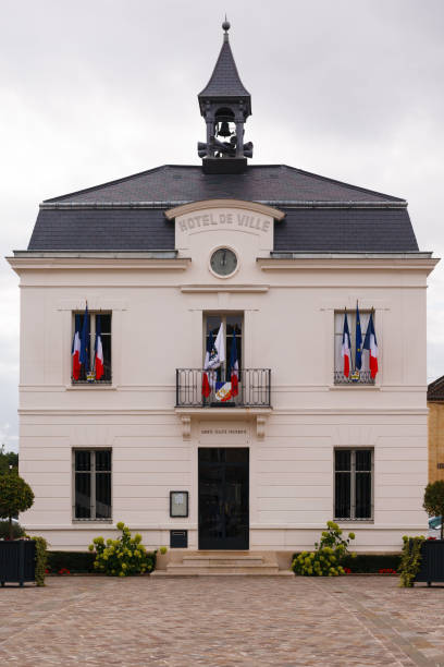 istock City hall in Auvers sur Oise painted by Van Gogh 1213906042