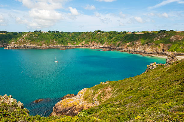 istock Rugged coastline of Guernsey 121390612