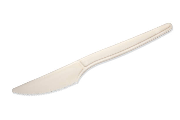 cuchillo de plástico - plastic knife fotografías e imágenes de stock