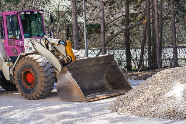 istock Road construction. Transport industry. Growing cities. 1213911383