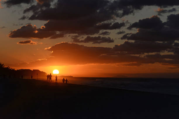 istock Sunset on the beach of Atlantic Ocean, Cuba 1213912637