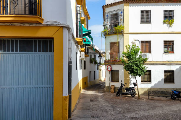 istock Empty street in Cordoba Spain 1213913477