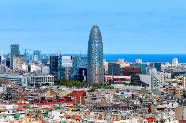 istock Barcelona Spain cityscape and skyline 1213913681