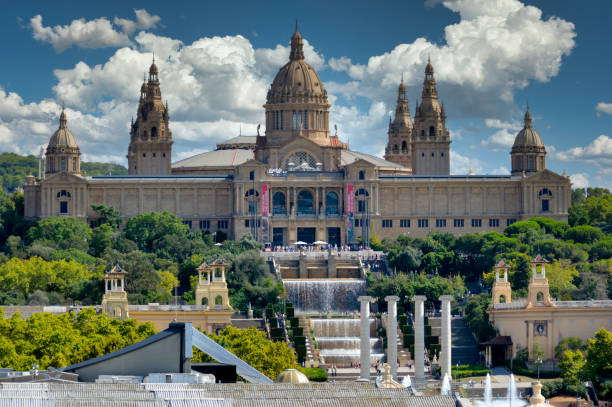 istock Barcelona Spain cityscape and skyline 1213913811