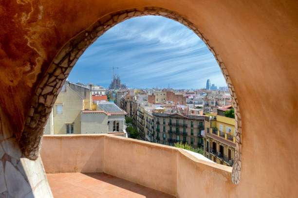 istock Barcelona Spain cityscape and skyline 1213913987