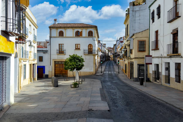 istock Empty street in Cordoba Spain 1213914720