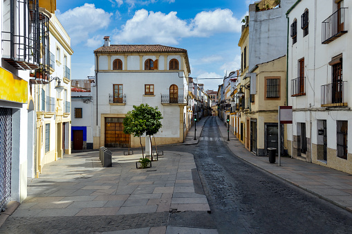 Empty street in Cordoba Spain