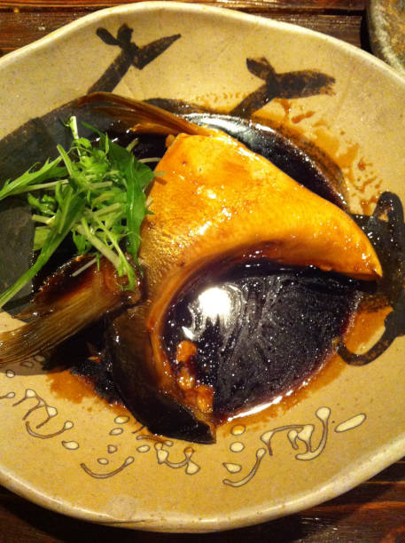 istock japanese soy sauce sea fish collar stew 1213916219