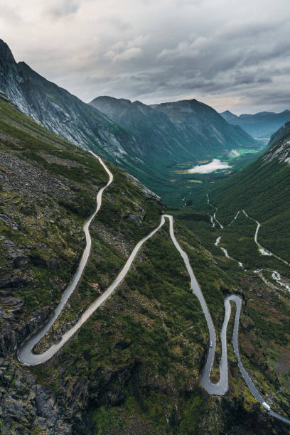 istock Scenic view of Trollstiegen road 1213917657