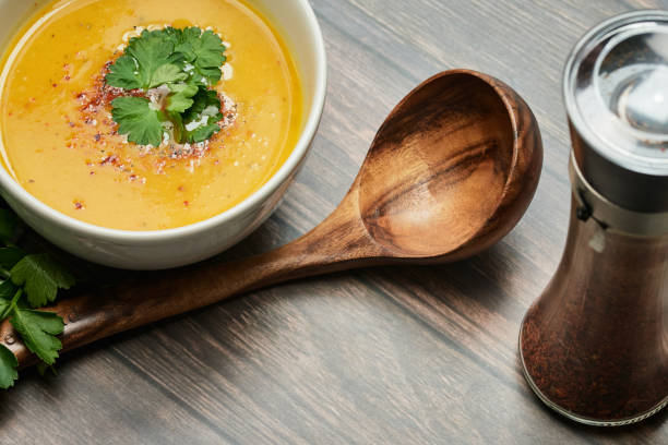 istock Homemade pumpkin soup 1213921548