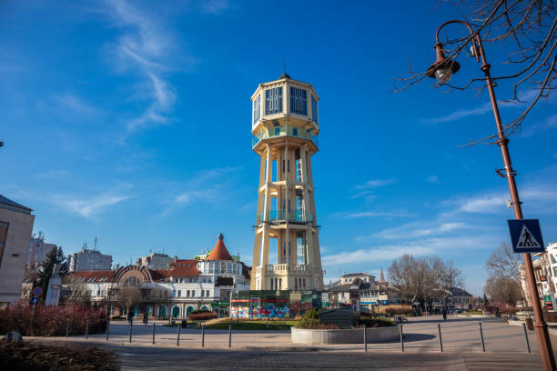 Kazanlak, Bulgaria - July 26, 2019: The Rose Museum with the Rosarium Park Memorial Monument
