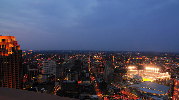 istock Cleveland night aerial 121392633