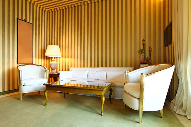 istock interior luxury apartment, comfortable classic living room 121393061