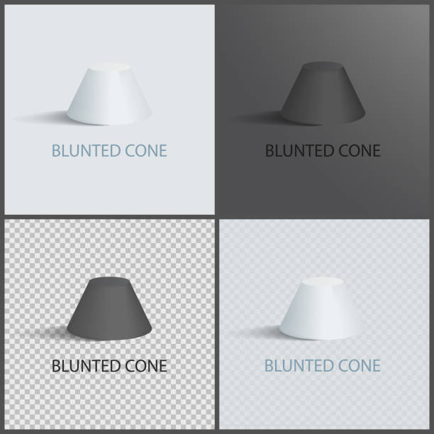 Double Conic Shape Double Cone stock vectors - iStock