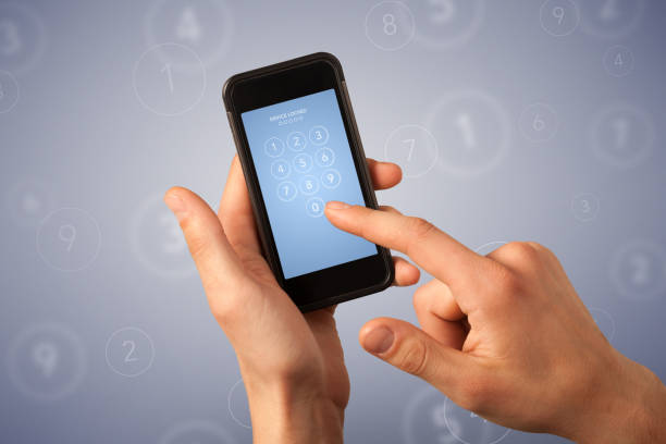 istock Female hand holding smartphone 1213933558