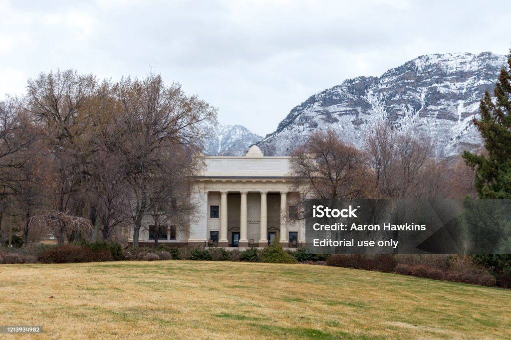 Springtime View Of The Maeser Building On The Brigham Young University