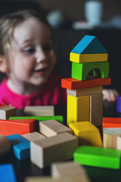 istock Girl Playing With Blocks 1213937458