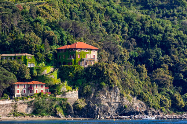 istock houses along the coast at Levanto 1213937486