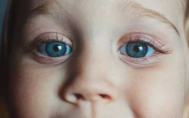 istock Little Girl Looking at Camera 1213937544