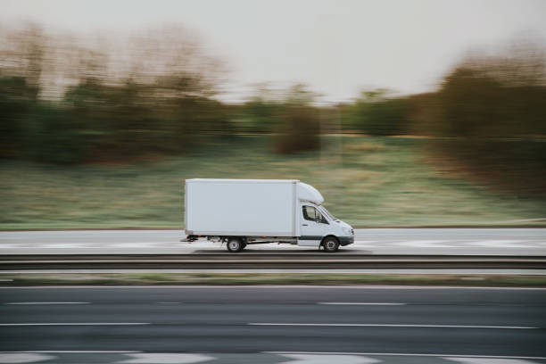 istock Lorry motion Traffic Transport on motorway in motion 1213938813