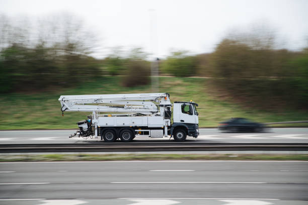istock Lorry motion Traffic Transport on motorway in motion 1213939557