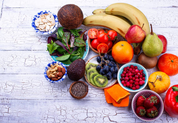 istock Healthy product for fruitarian diet 1213944069