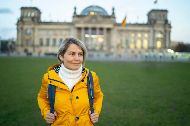 istock Tourist woman in Berlin 1213944231