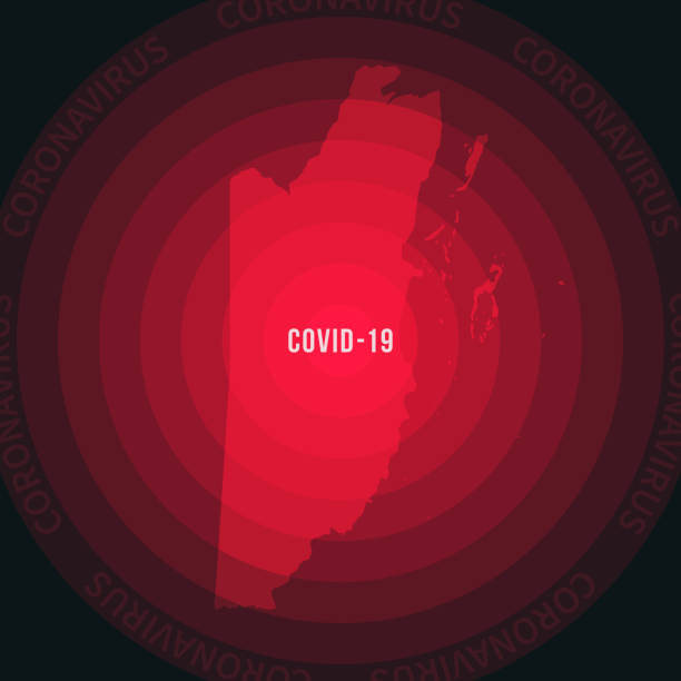 istock Belize map with the spread of COVID-19. Coronavirus outbreak 1213950552