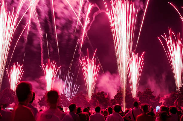 istock Fireworks in Padua, Italy 1213966879