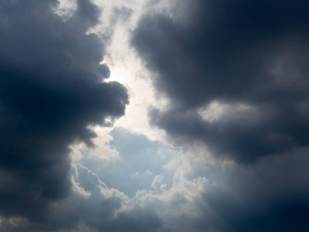 istock The sky is sunny and cloudy. 1213973619