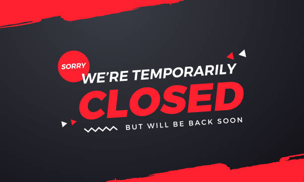 Sorry We're Temporarily Closed. Will be back soon Sorry We're Temporarily Closed. Will be back soon
High Resolution
Enjoy. closed sign stock illustrations