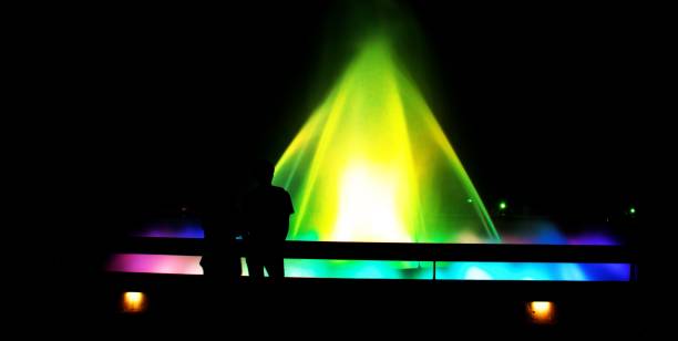 The Gus S. Wortham Fountain, often referred to as the \