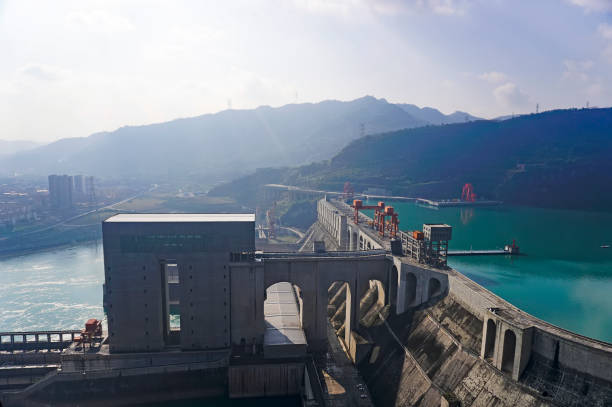istock The spectacular jinsha river dam. 1213979663