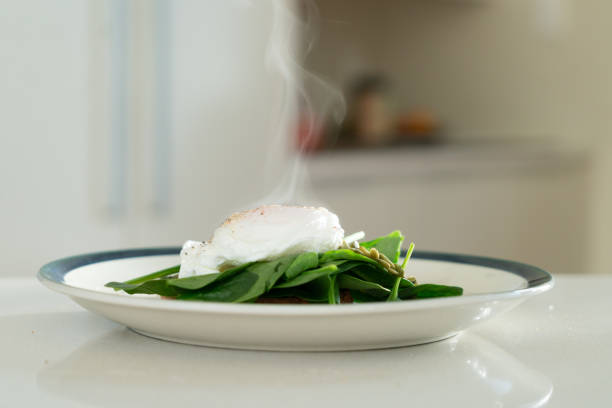 Healthy paleo breakfast for working at home