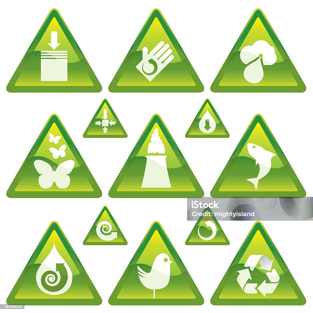 Recycling symbol-V1 - Lizenzfrei Bedrohte Tierart Vektorgrafik