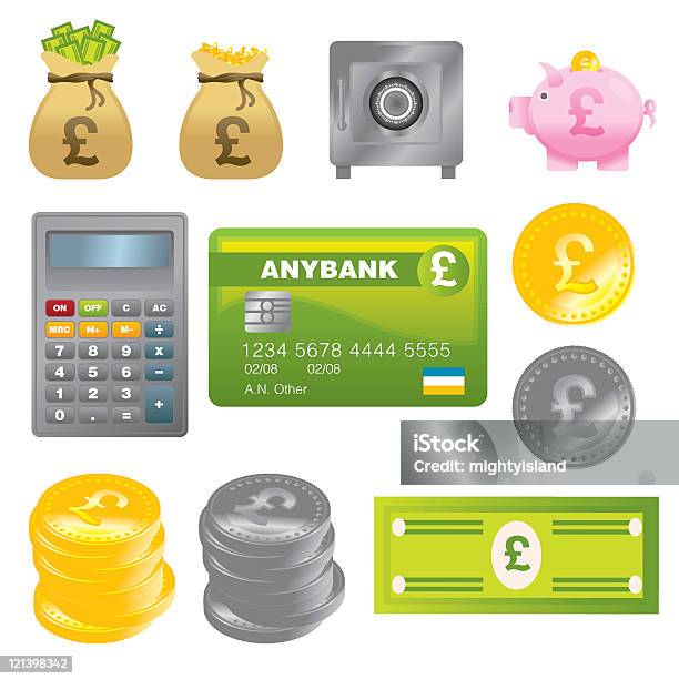 Uk Geld Stock Vektor Art und mehr Bilder von Britische Währung - Britische Währung, Pension - Altersvorsorge, Pfund-Währungssymbol