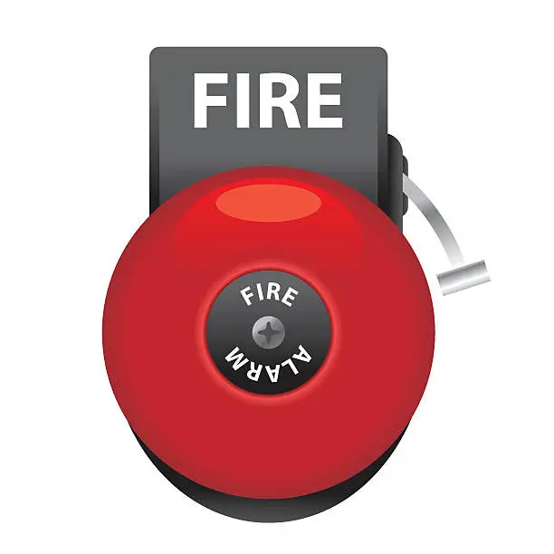 Vector illustration of Fire Bell