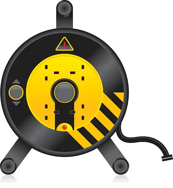 Vector illustration of Power Cable