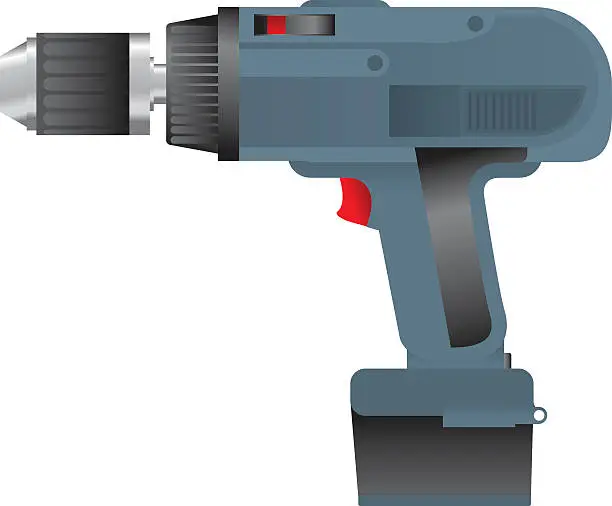 Vector illustration of Drill