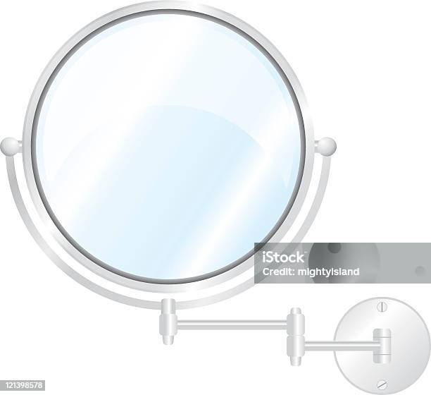 Shaving Mirror Stock Illustration - Download Image Now - Vanity Mirror, Color Image, Cut Out