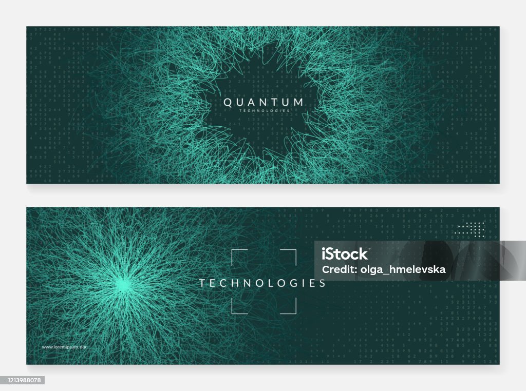 Big Tech Abstract Big Data Abstract Digital Technology Background Stock Illustration ...
